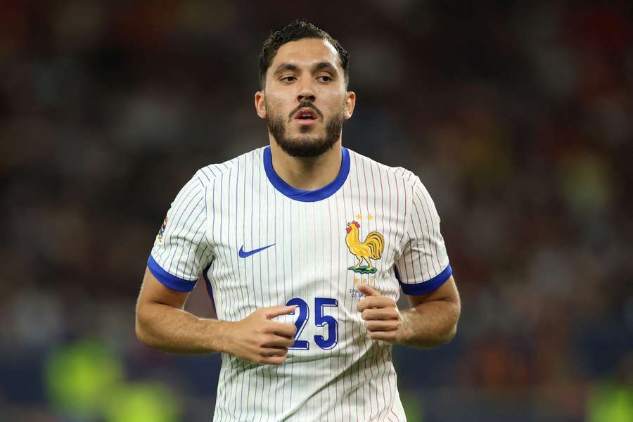 Cherki avec l'équipe de France le 5 juin 2025.