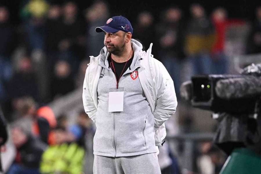 Trenér české reprezentační sedmnáctky Pavel Drsek