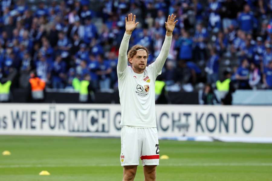 Bruun Larsen wurde mit dem VfB Pokalsieger
