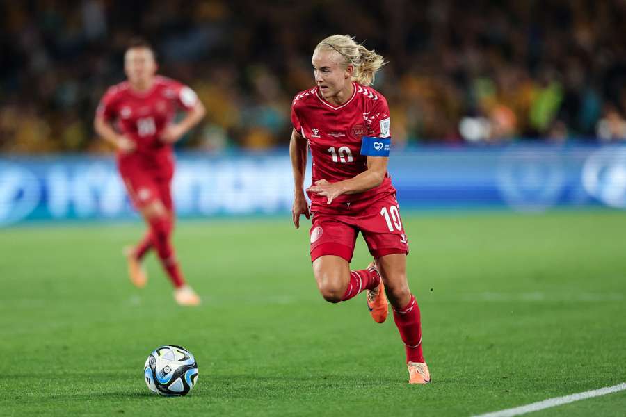 Pernille Harder was a constant threat for Denmark against Wales 