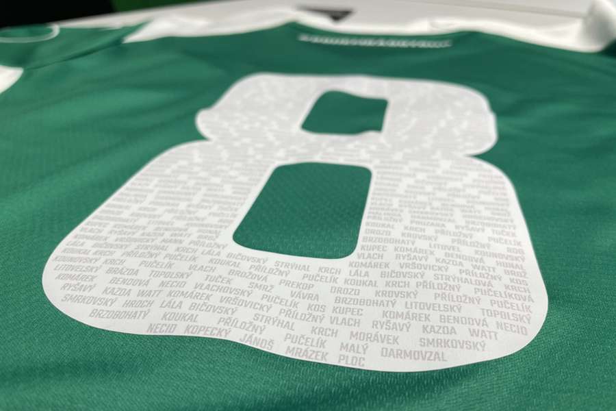 Os nomes dos adeptos do Bohemians estarão nos números de cada camisola Os nomes dos adeptos do Bohemians estarão nos números de cada camisola