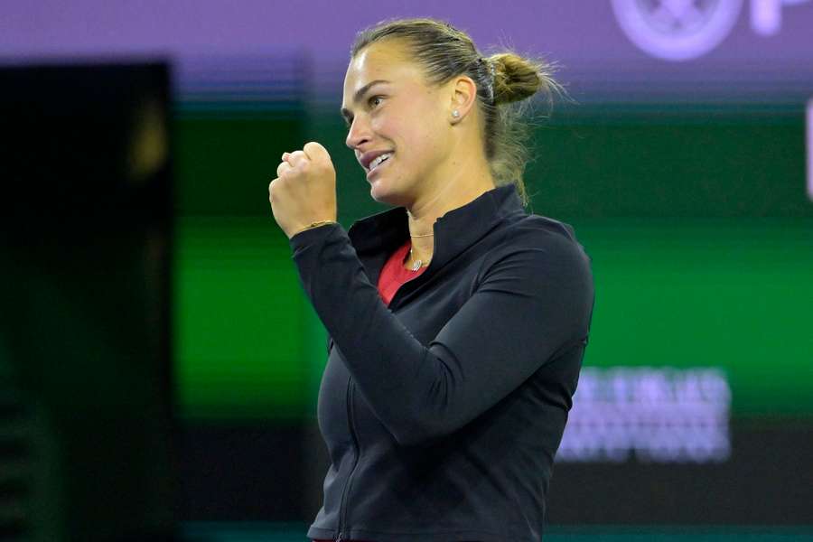 Aryna Sabalenka está na final do WTA 1000 de Indian Wells