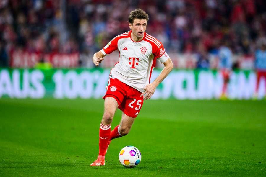 Thomas Müller am Ball.