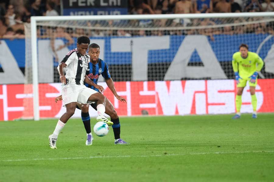 Una fase di gioco del match