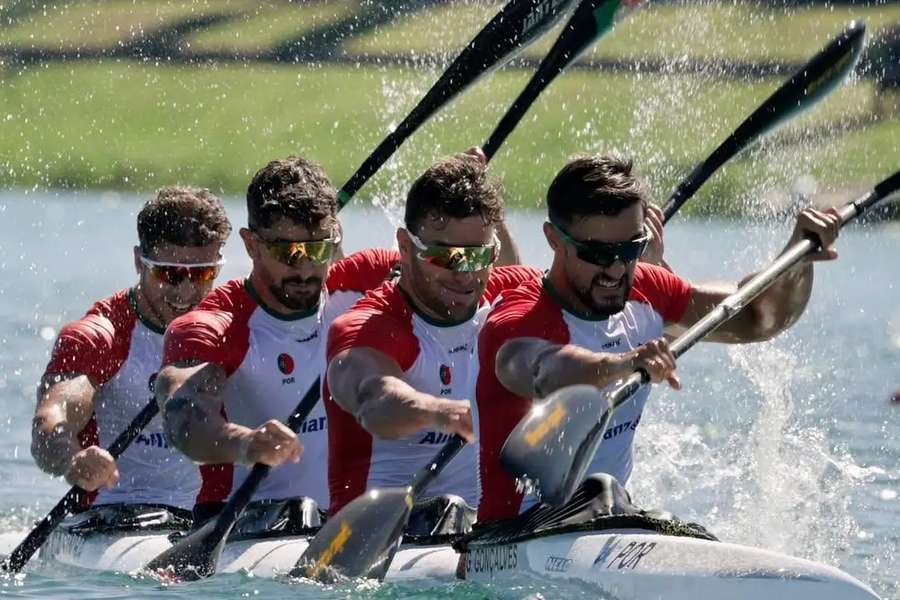 Gustavo Gonçalves, João Ribeiro, Messias Baptista e Pedro Casinha conquistaram medalha de bronze