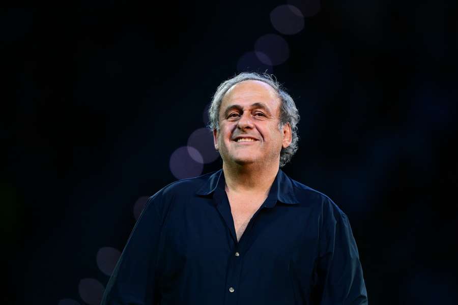 Michel Platini, durante un evento de la Juventus en octubre de 2023
