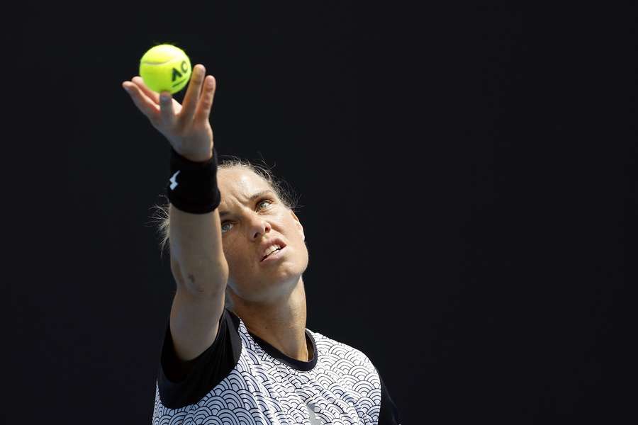 Arantxa Rus wist geen game te winnen tegen Coco Gauff