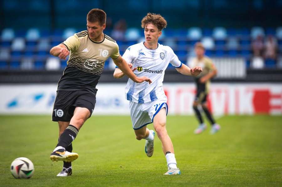 Korijkov (vľavo) prispel k triumfu Košičanov. Korijkov (vľavo) prispel k triumfu Košičanov.