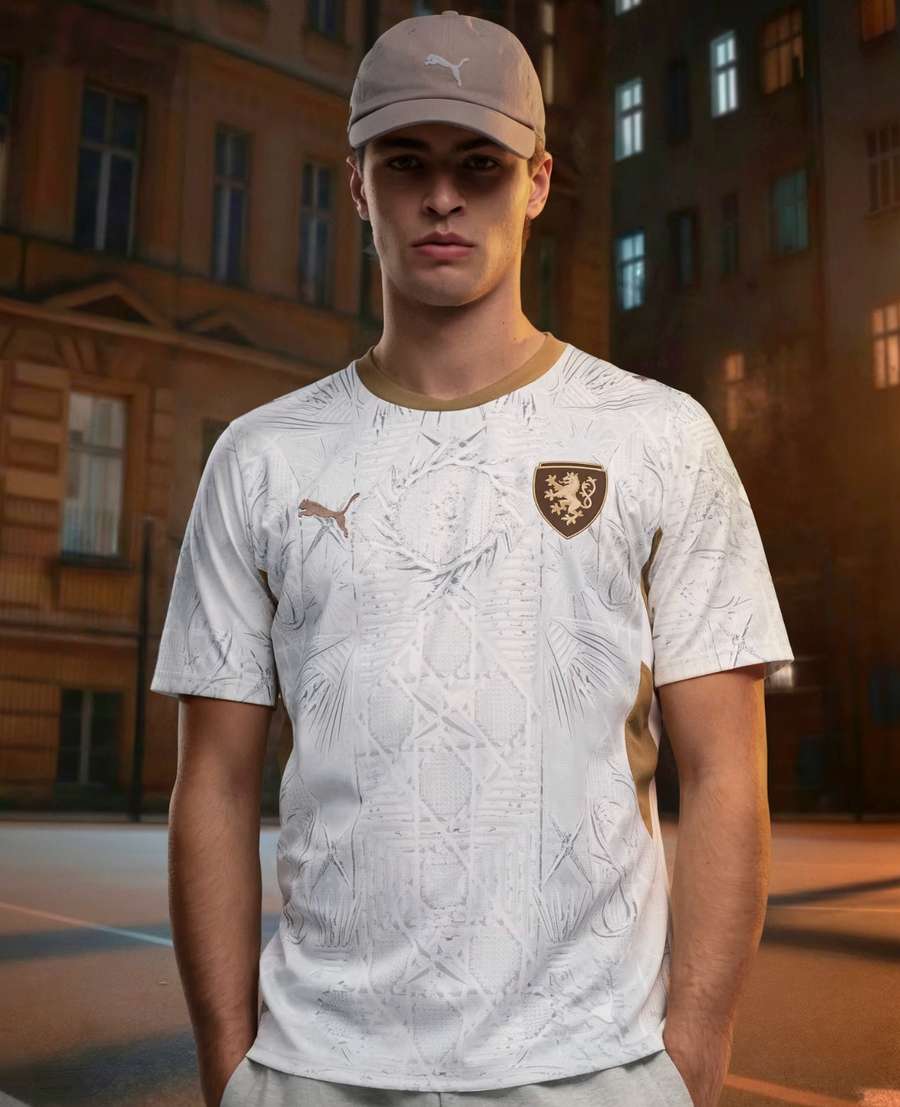 Camisa reserva da Rep. Tcheca Camisa reserva da Rep. Tcheca