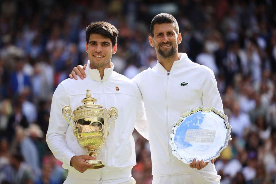 Alcaraz și Djokovic