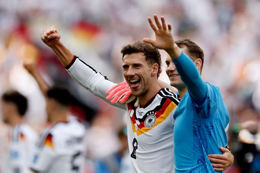 Deutschland feiert den Sieg im zweiten Gruppenspiel gegen die Elfenbeinküste. Deutschland feiert den Sieg im zweiten Gruppenspiel gegen die Elfenbeinküste.