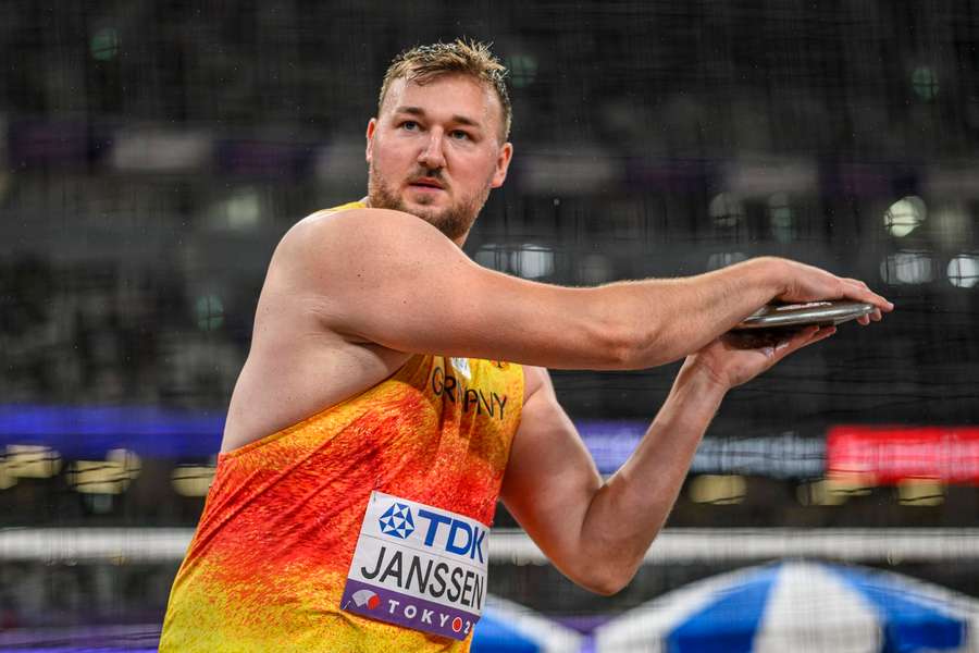 Henrik Janssen bei der Leichtathletik-WM in Tokio.