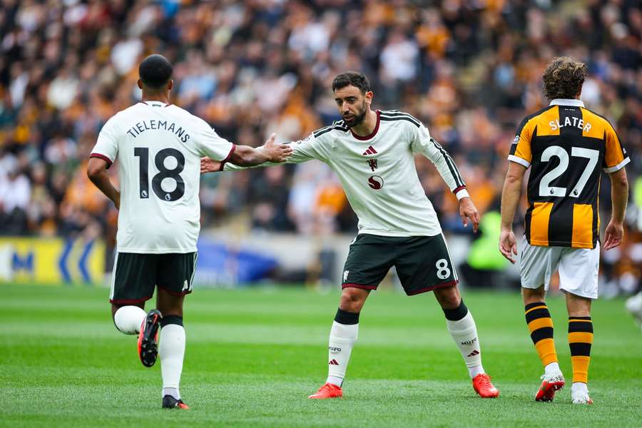 Tielemans and Bruno Fernandes Tielemans and Bruno Fernandes