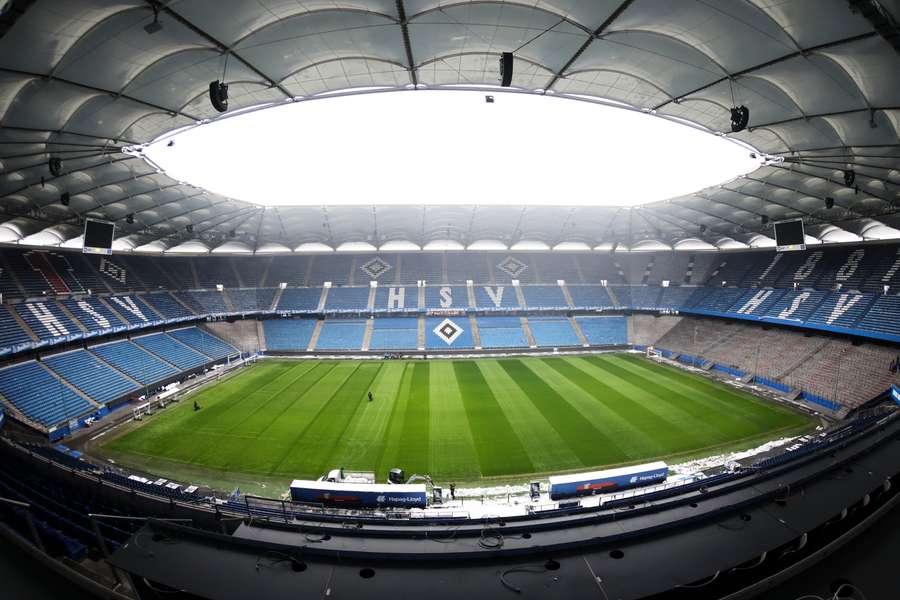 Le stade d'Hambourg. Le stade d'Hambourg.