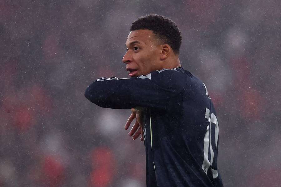 Kylian Mbappe has scored twice against Benfica Kylian Mbappe has scored twice against Benfica