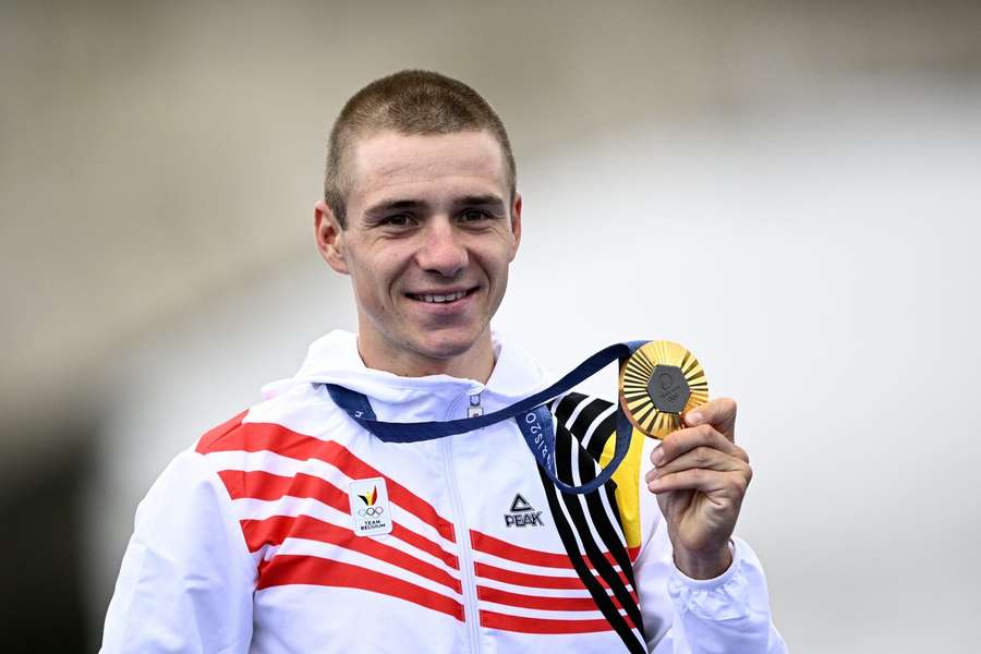 Evenepoel with his gold