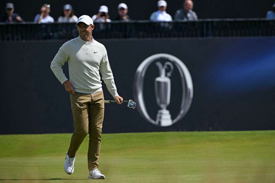 McIlroy in action at The Open