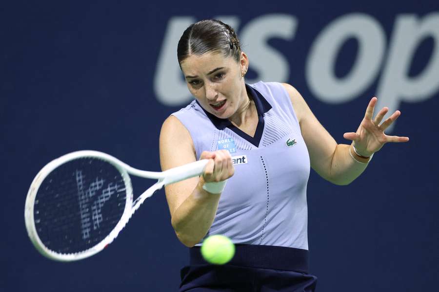 Elsa Jacquemot à l'US Open fin-août.