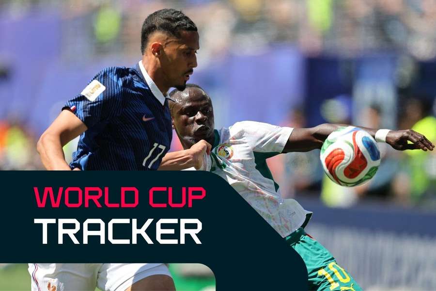 France's William Saliba in action with Senegal's Sadio Mane 