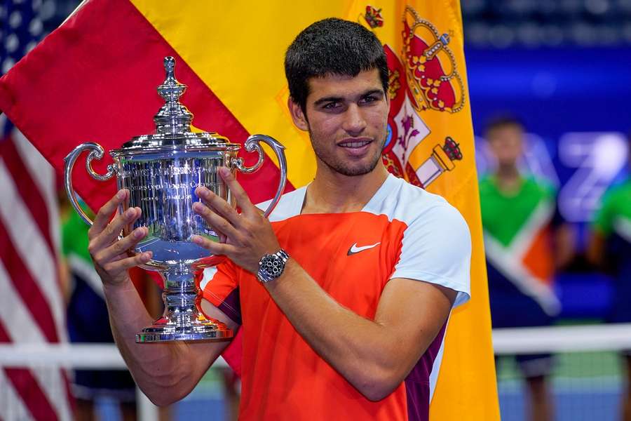 Alcaraz is the defending champion in Flushing Meadows