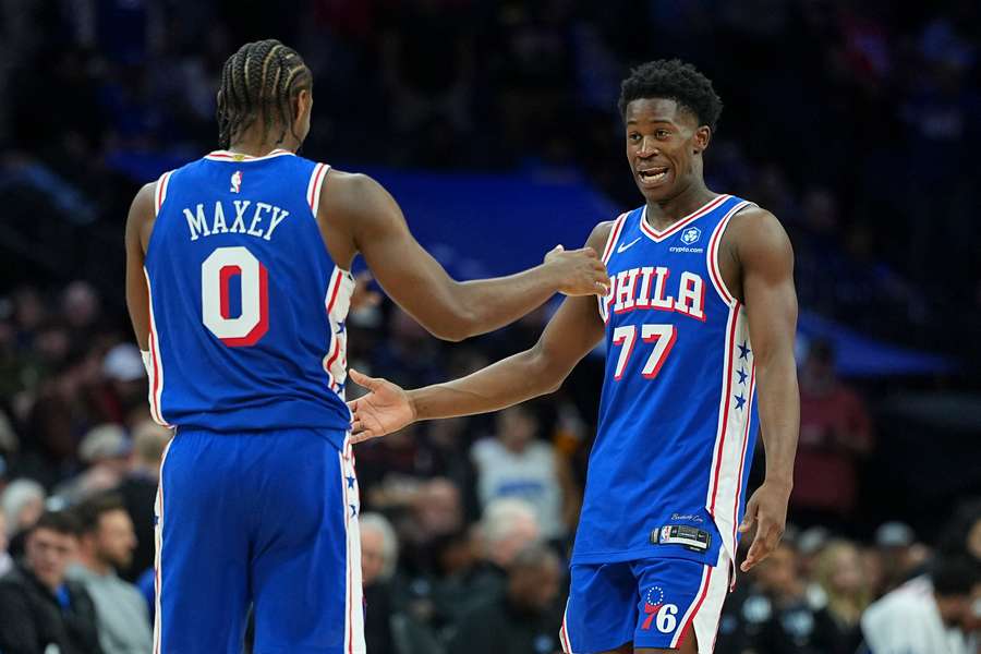 The Philadelphia 76ers remain undefeated on the year. The Philadelphia 76ers remain undefeated on the year.