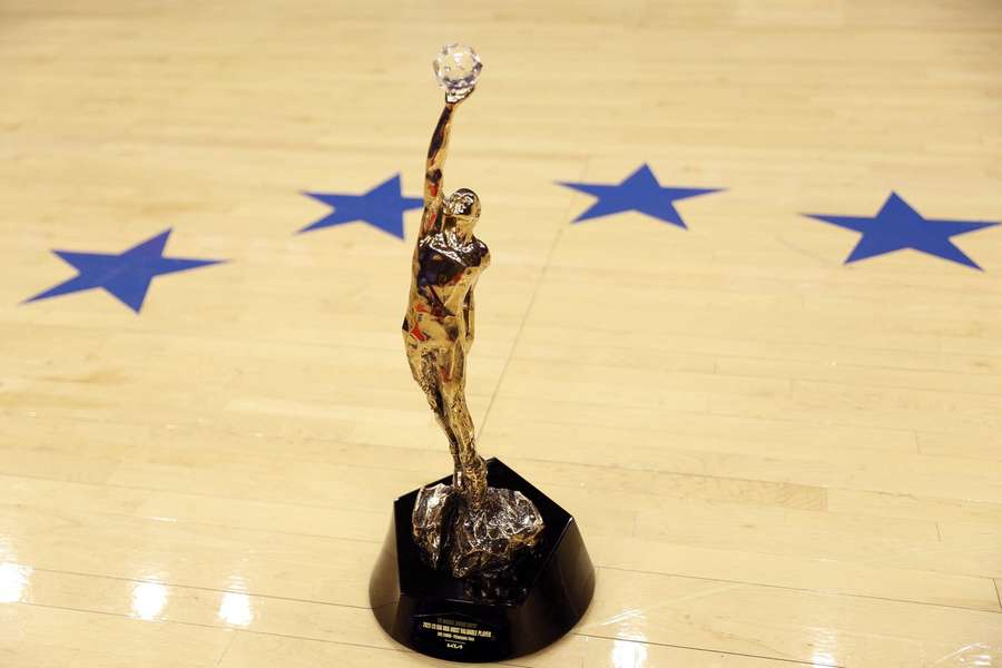 De NBA Most Valuable Player Award in de gelijkenis van Michael Jordan