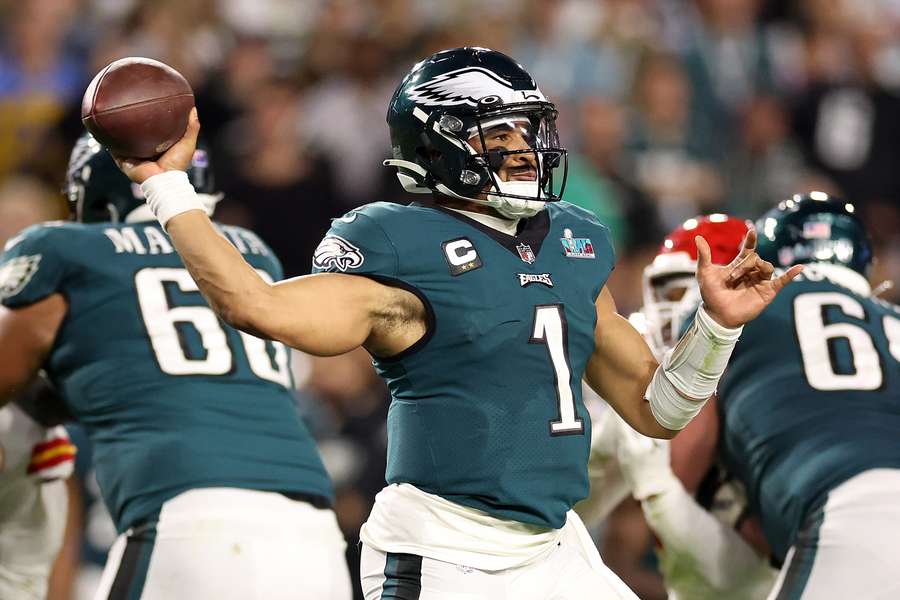 Jalen Hurts teve uma grande atuação no Super Bowl LVII