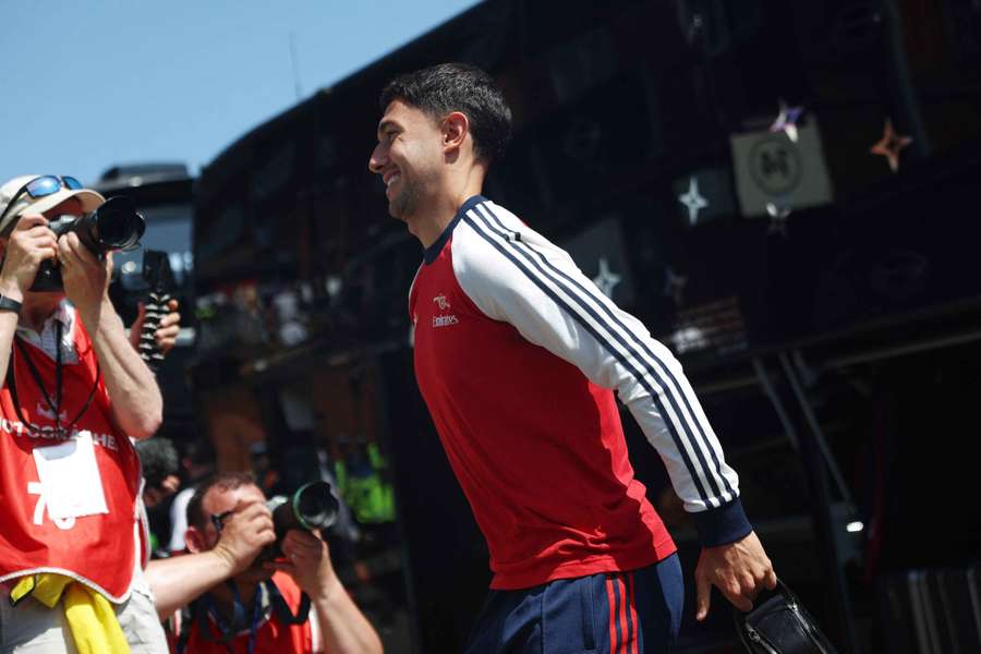 Martin Zubimendi, médio do Arsenal Martin Zubimendi, médio do Arsenal