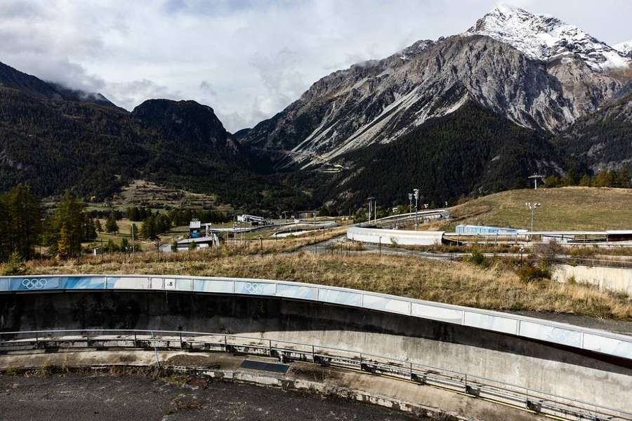 La piste de Cesana le 26 octobre.