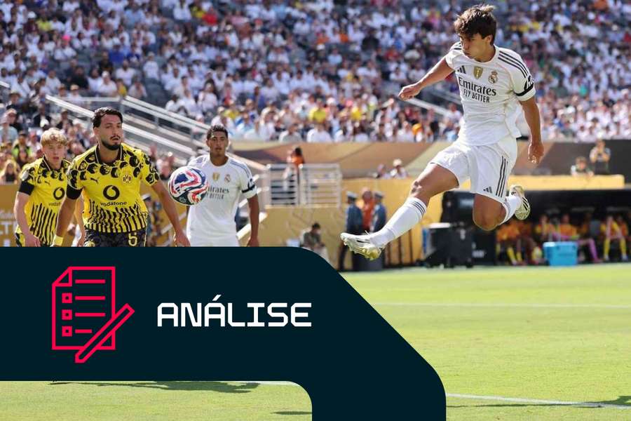 Gonzalo Garcia, do Real Madrid, fez o primeiro golo do jogo do Mundial de Clubes contra o Borussia Dortmund Gonzalo Garcia, do Real Madrid, fez o primeiro golo do jogo do Mundial de Clubes contra o Borussia Dortmund