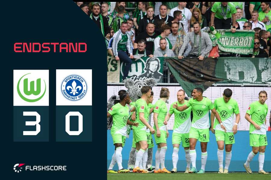 Der VfL Wolfsburg darf den dritten Sieg in Serie feiern
