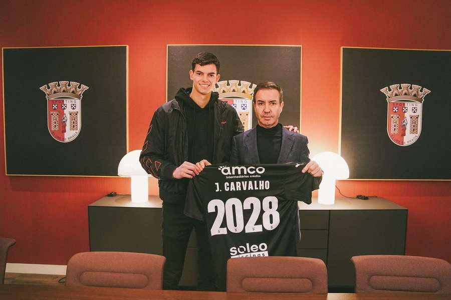 João Carvalho, jogador do SC Braga B