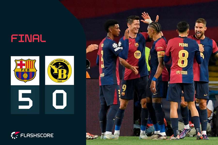 El Barça ha goleado al Young Boys