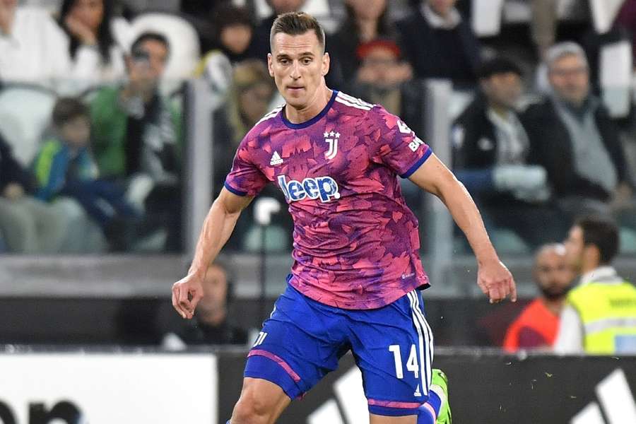 Arek Milik w koszulce Juve