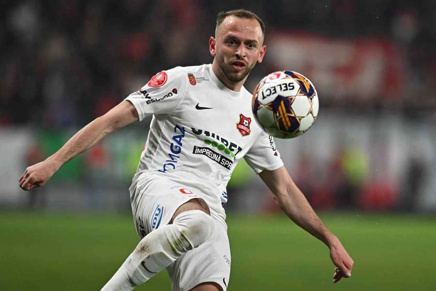 Silviu Balaure a marcat golul victoriei pentru FC Hermannstadt