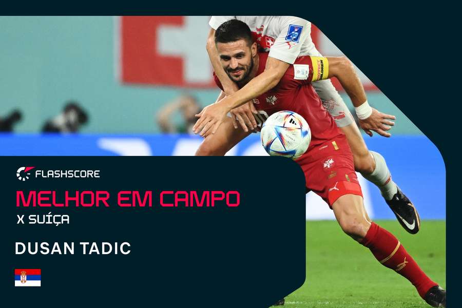 Tadic fez uma fantástica partida mas não evitou a eliminação da Sérvia Tadic fez uma fantástica partida mas não evitou a eliminação da Sérvia