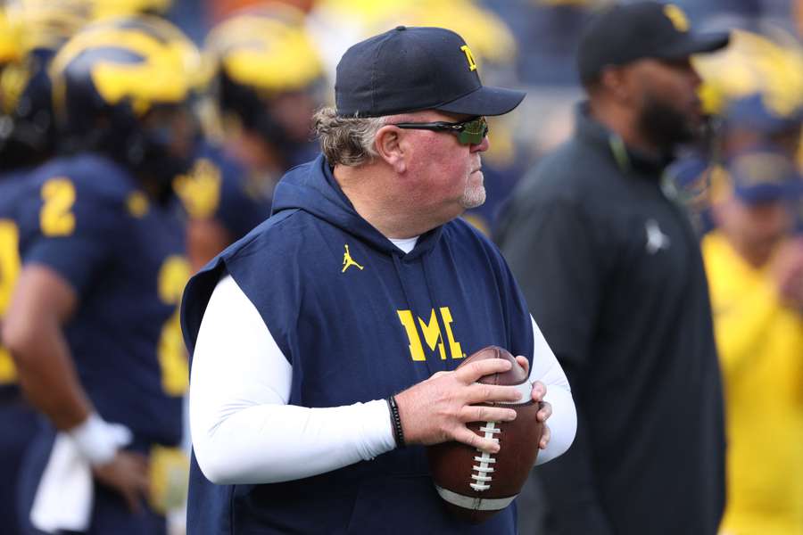 Don 'Wink" Martindale on the sidelines during a Michigan game (2024)