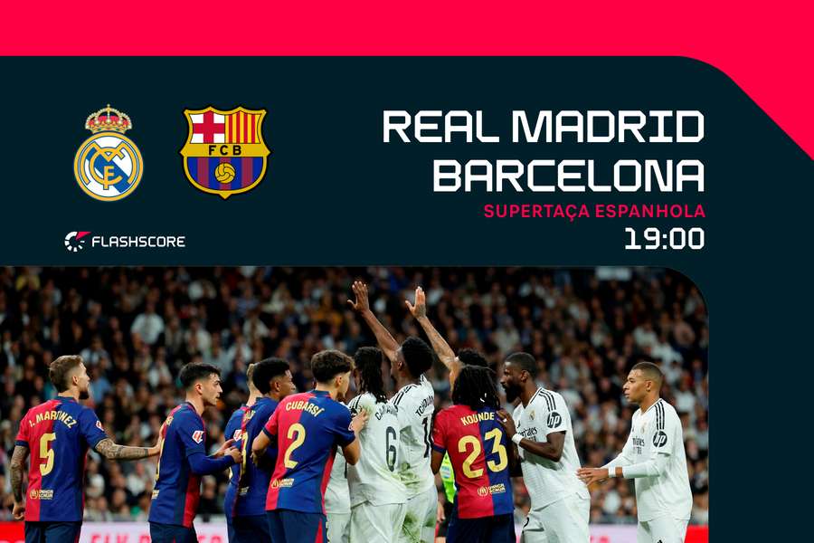 Barcelona e Real Madrid voltam a encontrar-se