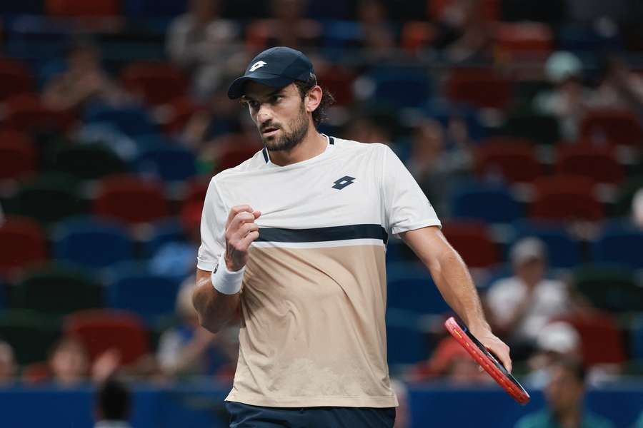 Valentin Vacherot booked a spot in the Shanghai quarters on Tuesday