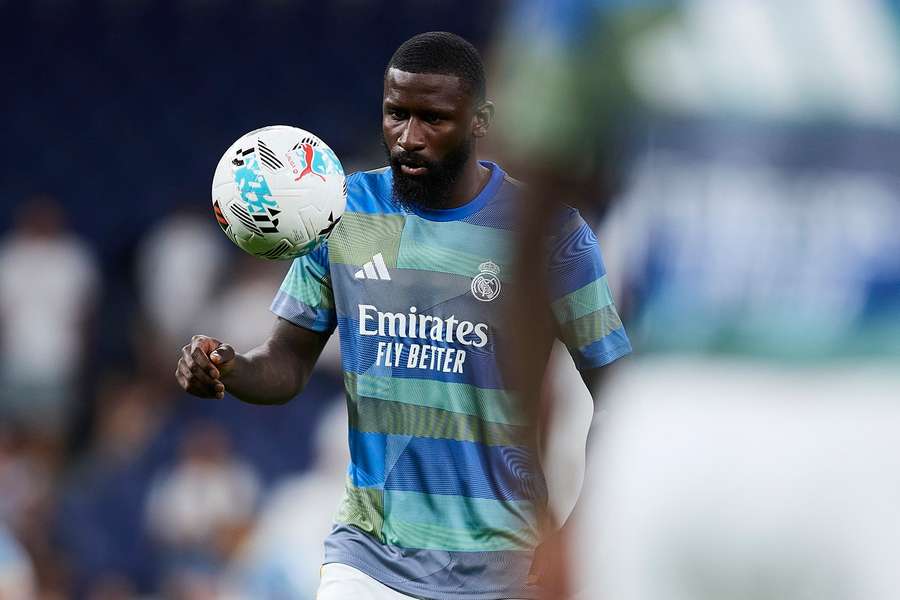 Rüdiger im Real-Training