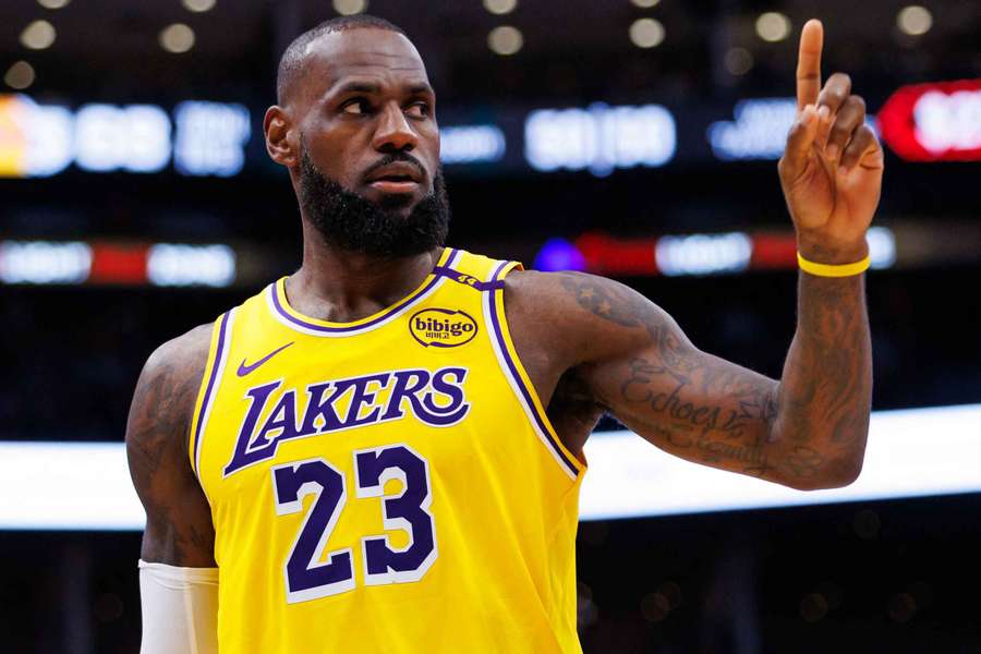 LeBron James plays his part in the Los Angeles Lakers' win over the Toronto Raptors.