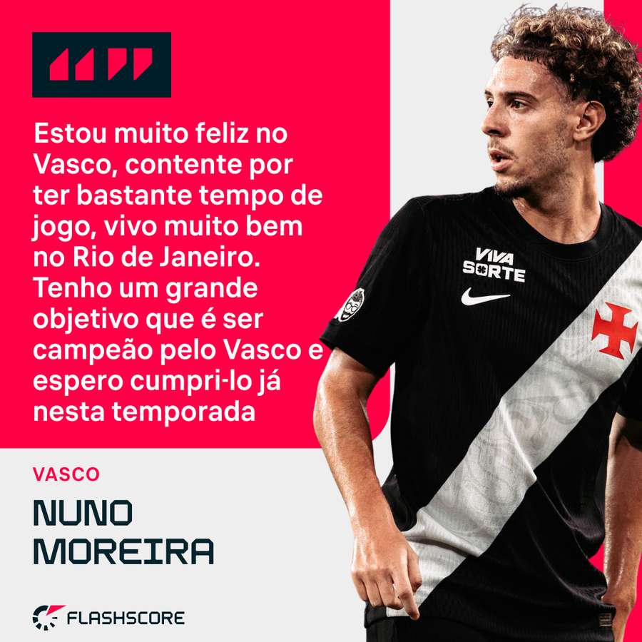 O objetivo de Nuno Moreira