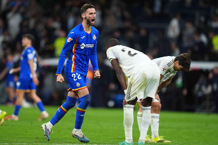 Domingos Duarte played every minute in the win for Getafe over Real Madrid