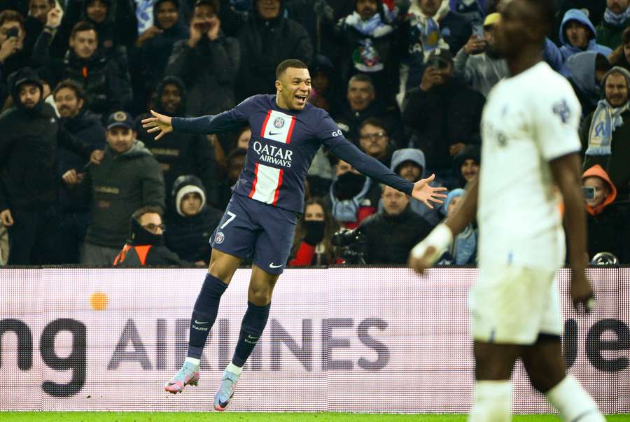 Mbappé foi a grande figura diante do Marselha