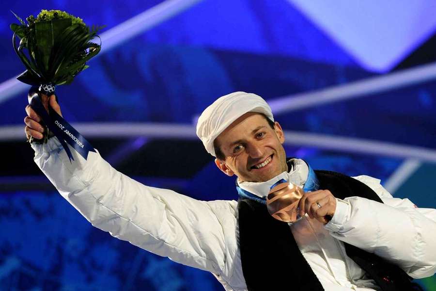 Hurajt na medailovom ceremoniáli ZOH 2010.