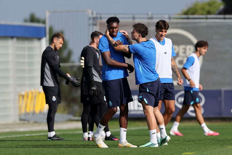 Samu no treino do FC Porto Samu no treino do FC Porto