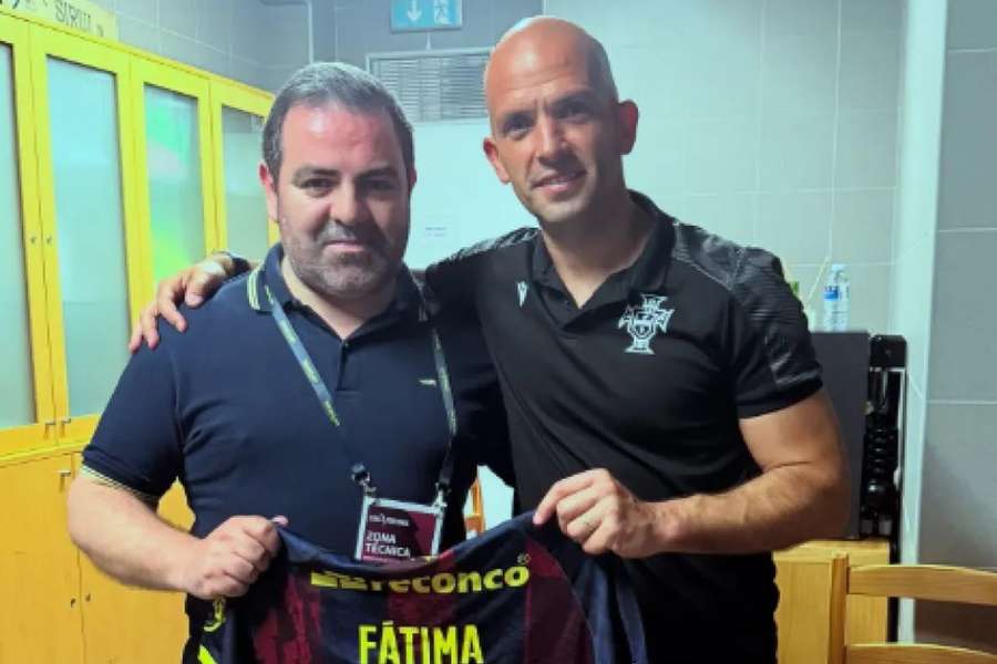 Luís Godinho com a camisola