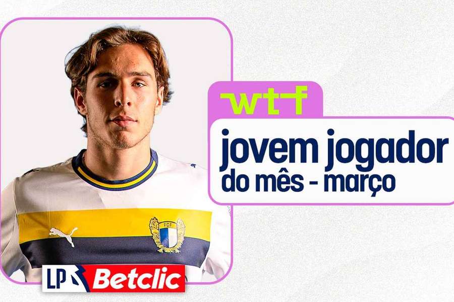 Gustavo Sá foi o quarto elemento do Famalicão distinguido em março