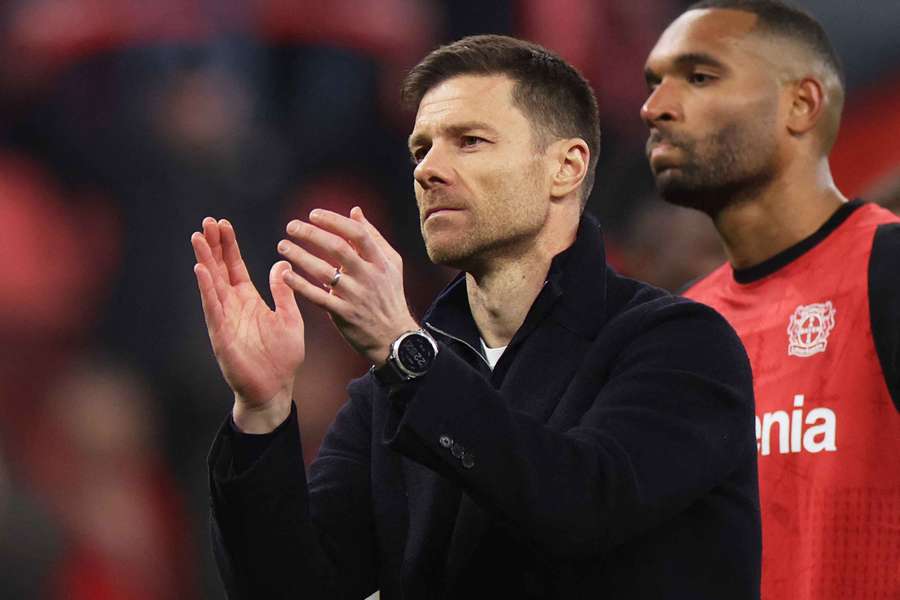 Bayer Leverkusen manager Xabi Alonso after their Champions League defeat to Bayern Munich