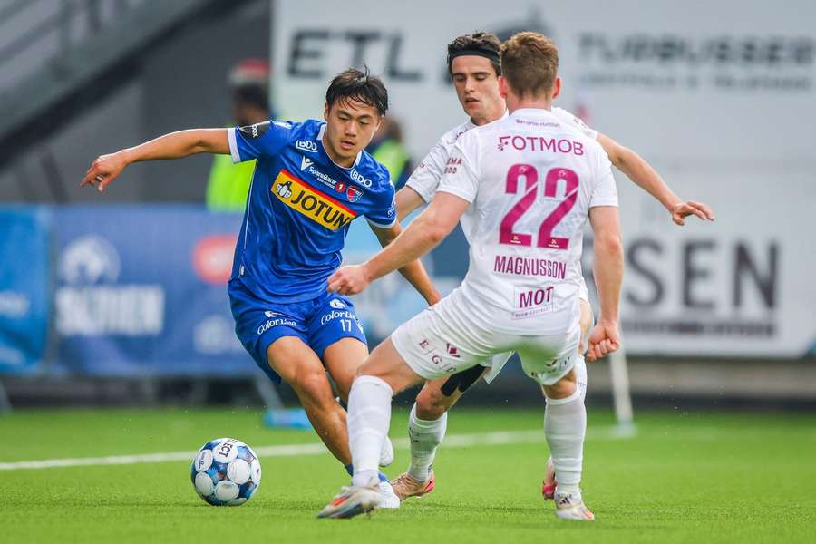 Norweg Christopher Cheng w barwach Sandefjord Fotball Norweg Christopher Cheng w barwach Sandefjord Fotball